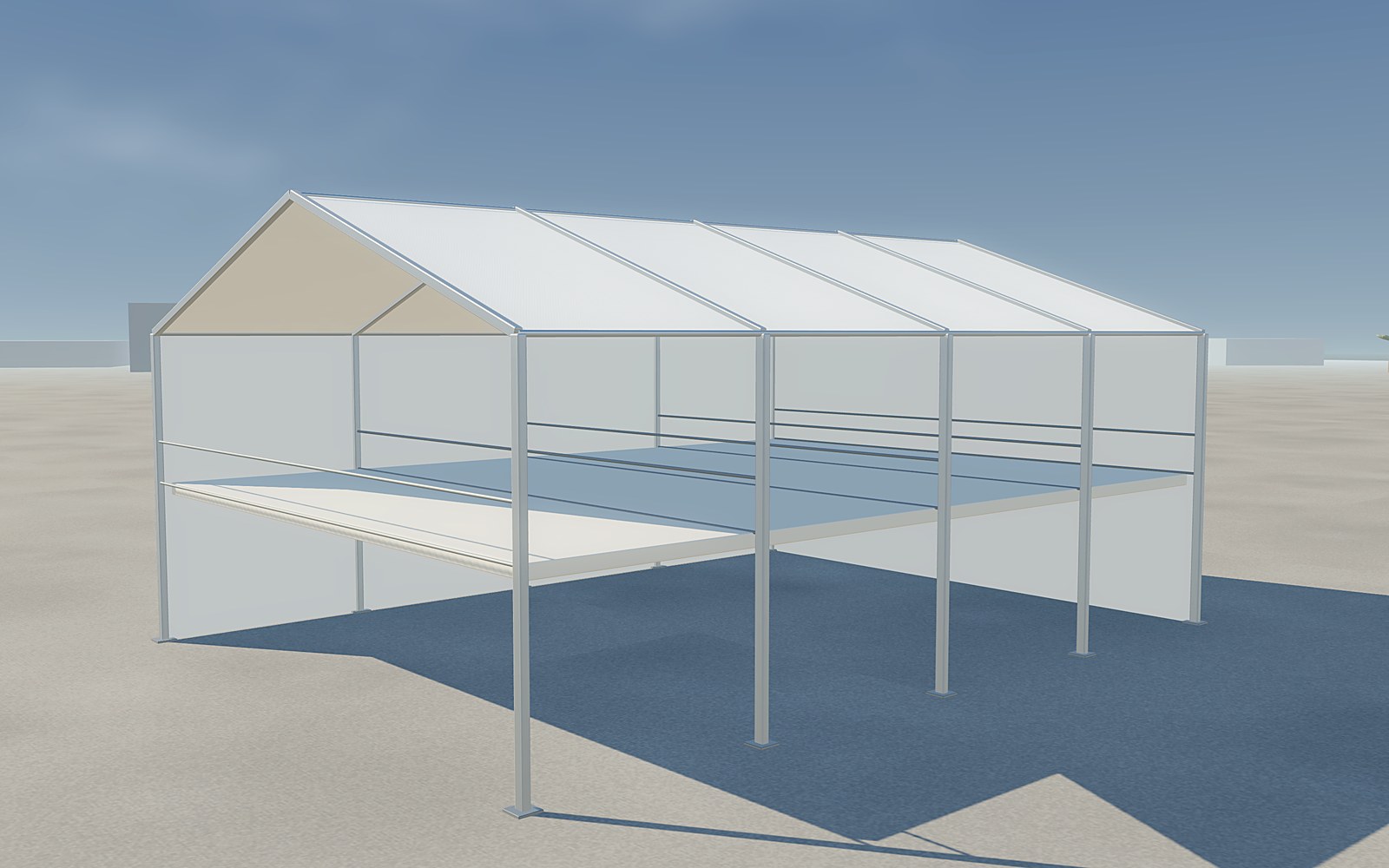 Double Decker Structure — clear span structures by Tents and Shades, Riyadh