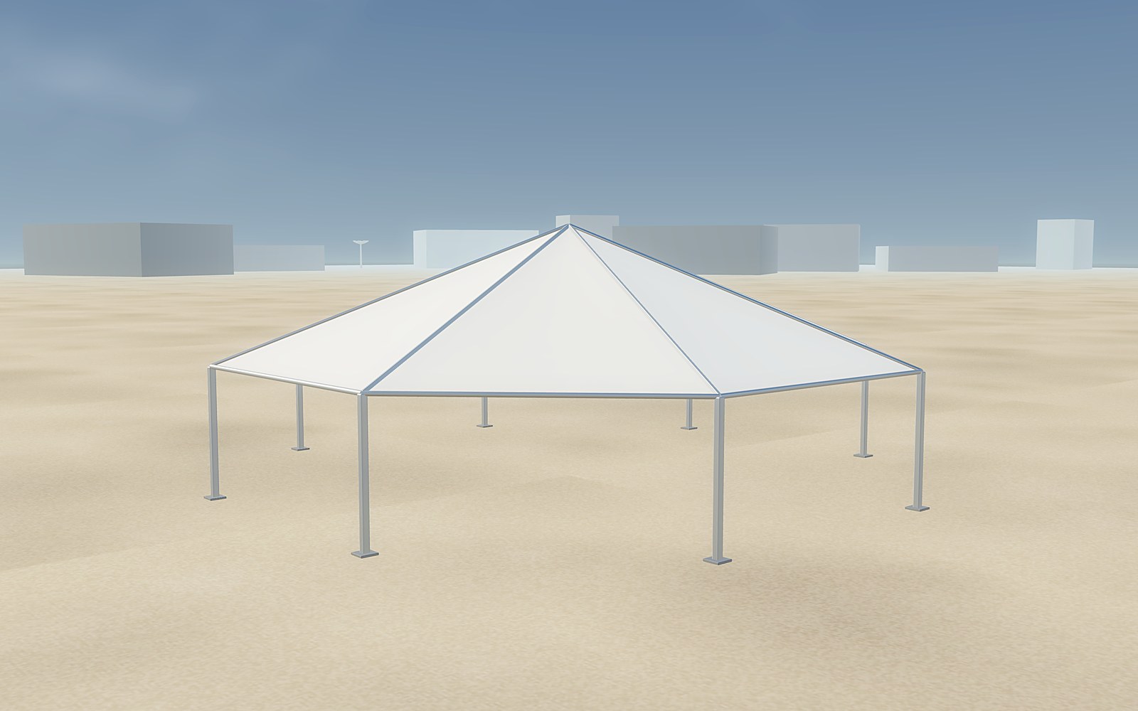 Polygon Feature Tent — event & hospitality tents by Tents and Shades, Riyadh